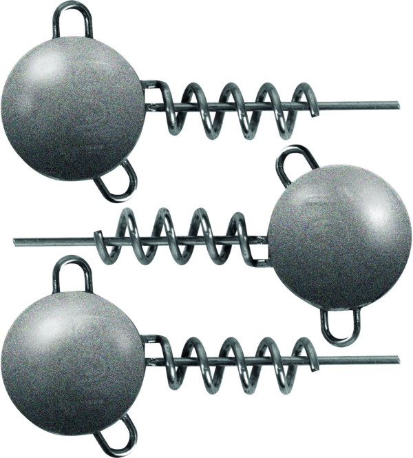 Fox Rage Corkscrew Round Jig Heads 5g 3pcs 25g.