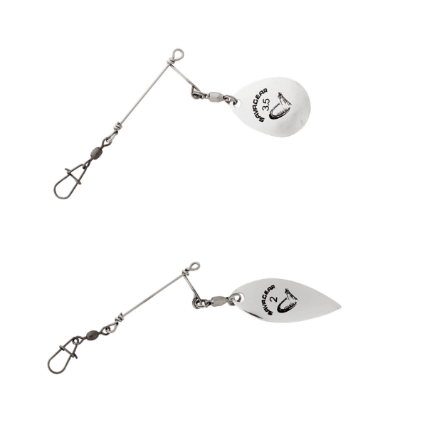 Lingurita Rotativa Savage Gear EASYON SPINNER BAIT KIT S SILVER 2PCS