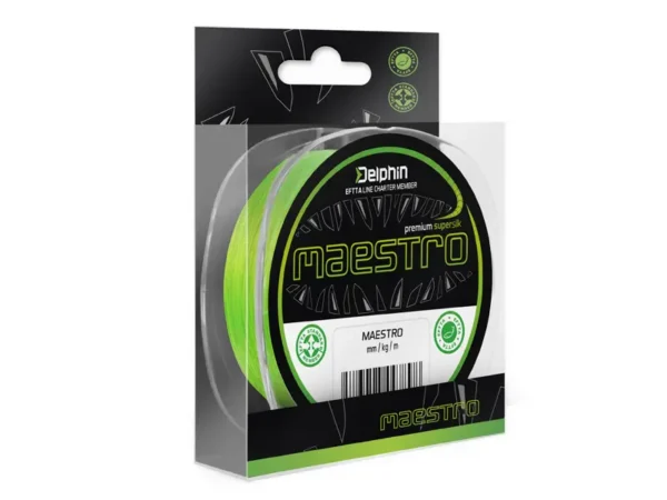 Delphin MAESTRO / verde fluo 0,13mm 8,0kg 150m