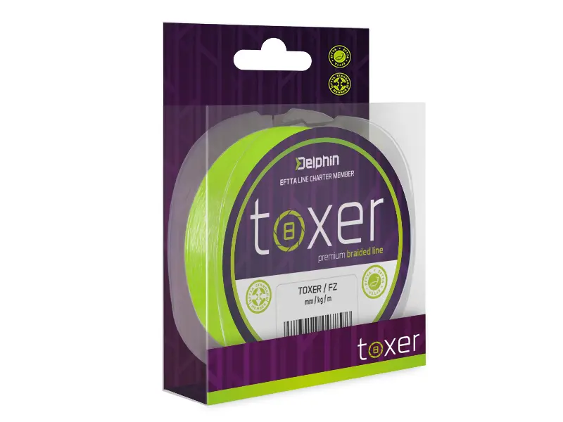 Delphin TOXER / verde fluo 0,14mm 6,3kg 150m
