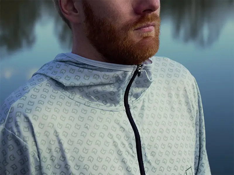 Hanorac cu glugă Delphin UV ARMOR 50+ Olive (XXXL)