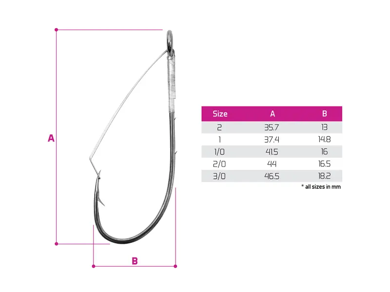 Cârlig Cheburashka Delphin B! X-BARB WEEDLESS / 8buc 1/0