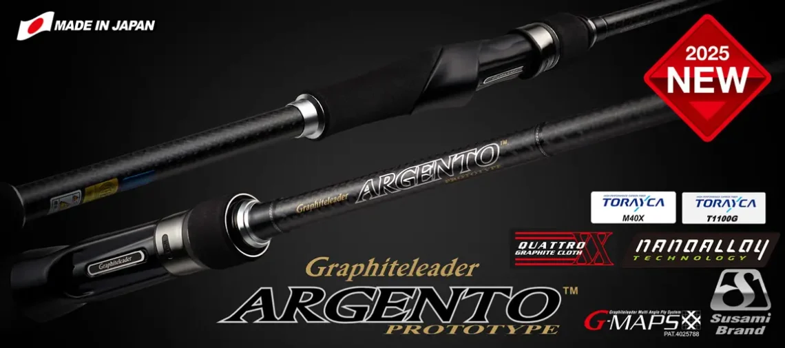 Graphiteleader Argento Prototype 25gargps-702ml/m 2.13m R-fast Max 40gr
