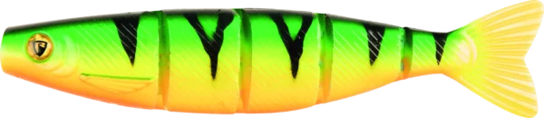 Fox Rage Pro Shad Jointed 18cm 7in UV Firetiger 15pcs 42g.