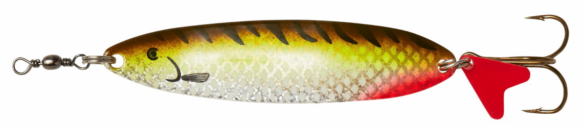 Lingurita Oscilanta DAM SLIM STANDARD SPOON 8CM24G S OLIVE/CH UV