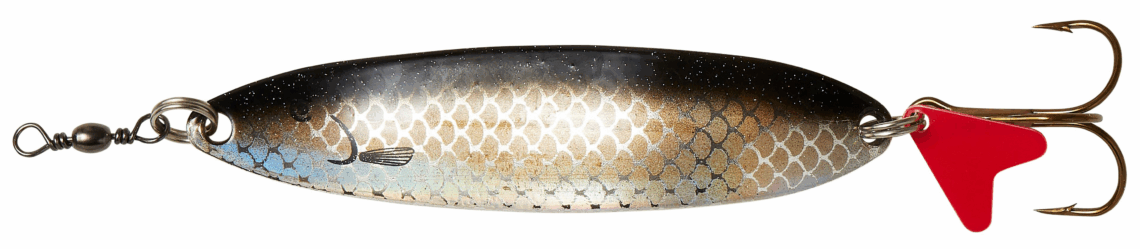 Lingurita Oscilanta DAM SLIM STANDARD SPOON9.5CM32G S HOLO BLACK