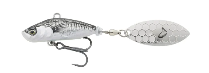 Spinnertail Savage Gear 3D STICKLEBAIT TAILSPIN 7.3CM 13G S BL S - imagine 2