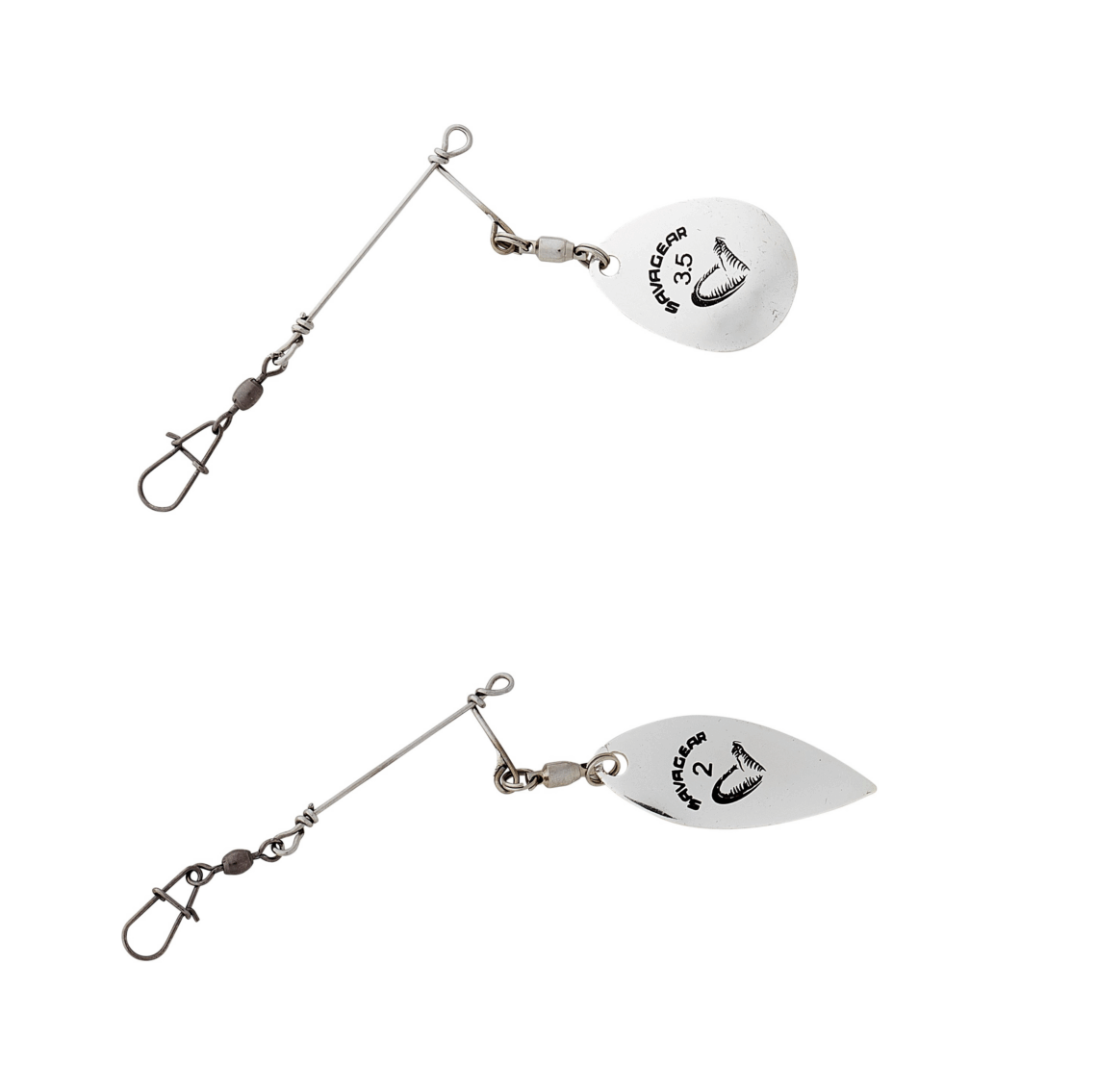 Lingurita Rotativa Savage Gear EASYON SPINNER BAIT KIT S SILVER 2PCS