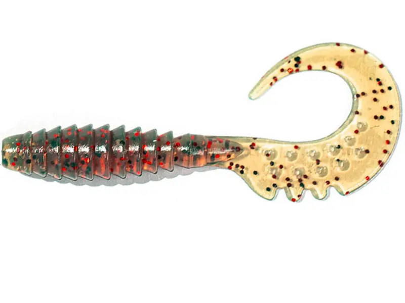 FishUp Fancy Grub 5cm #019 Motor Oil Red 5cm #019 Motor Oil Red