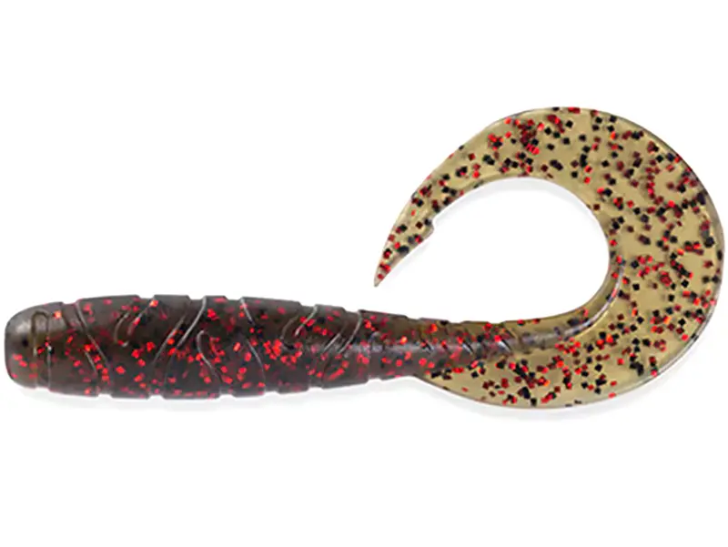 FishUp Mighty Grub 13.3cm #019 Motor Oil Red 13.3cm #019 Motor Oil Red