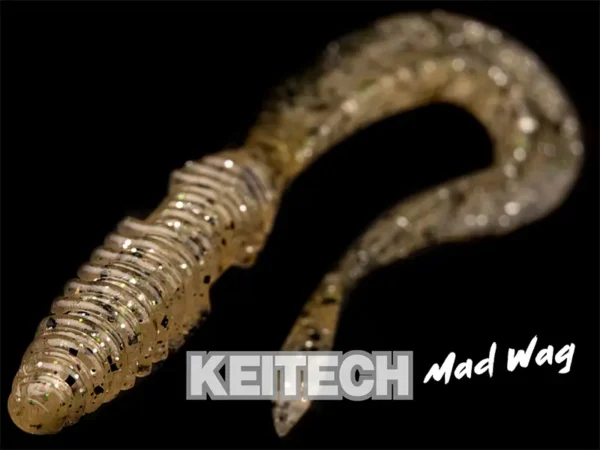 Keitech Mad Wag Mini Gold Shad 321 6.3cm - imagine 3