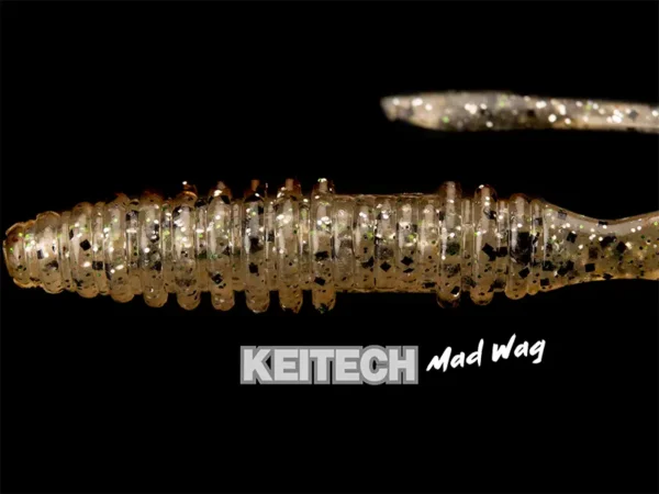 Keitech Mad Wag Mini Gold Shad 321 6.3cm - imagine 2