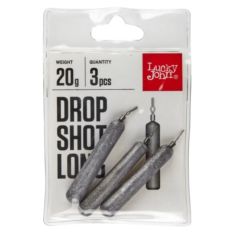 Lucky John DROP SHOT LONG : Greutate - 20gr - 3buc/plic
