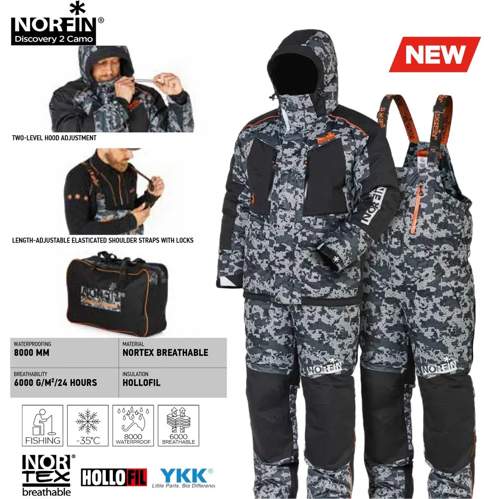 Norfin Costum Iarna Discovery 2 Camo : Marime - S