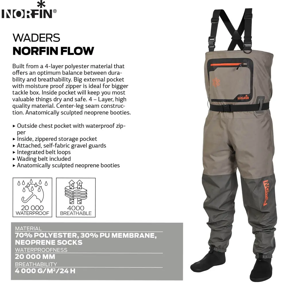 Waders Norfin Flow : Marime - XXXL