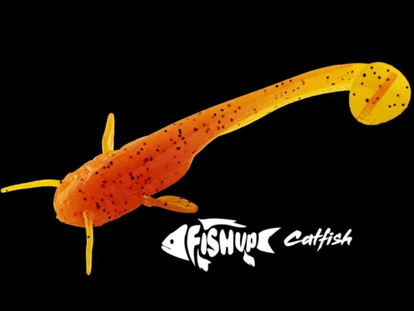 Shad FishUp Catfish 5cm #043 Watermelon Brown Black 5cm Watermelon Brown Black - imagine 3