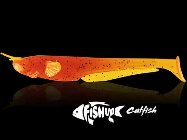 Shad FishUp Catfish 5cm #043 Watermelon Brown Black 5cm Watermelon Brown Black - imagine 2