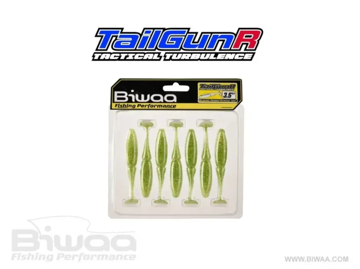 Biwaa Shad Tailgunr Swimbait 5.5 14cm 013 Lemon - imagine 4