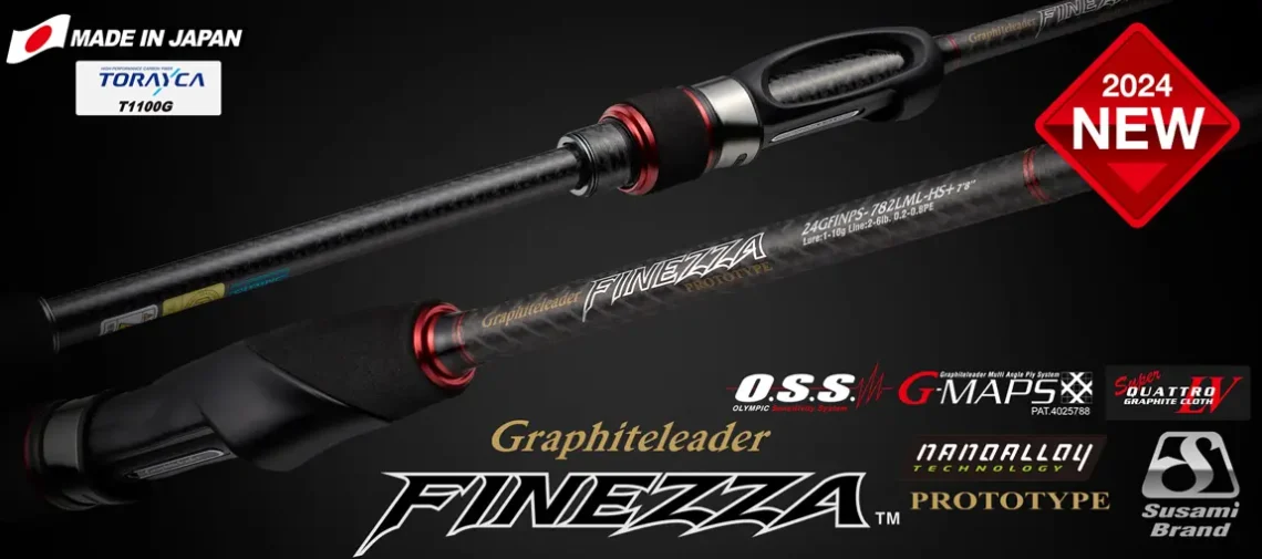 Graphiteleader Finezza Prototype 24gfinps-782lml-hs R-fast 2.34m 1-10gr Medium Light