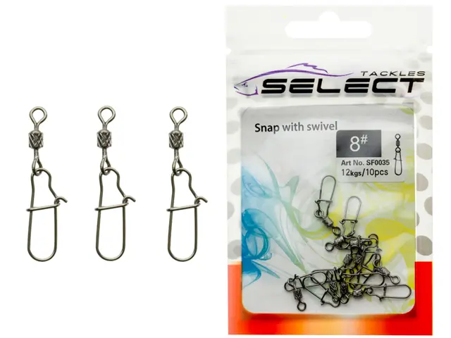 Agrafa Select SF0035 Snap Swivel #8