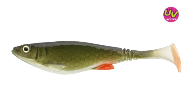 Naluca Soft DAIWA SHAD PROREX BELLY 11CM/NATURAL GREEN ROACH/4BUC/PL