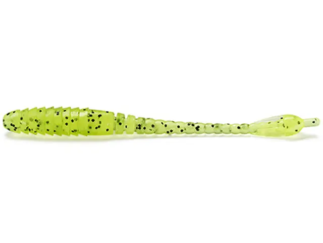 FishUp ARW Worm 5.5cm #055 Chartreuse Black 5.5cm #055 Chartreuse Black