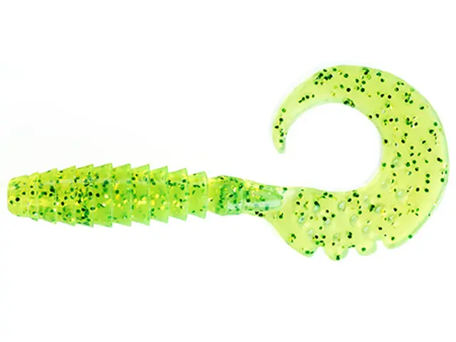FishUp Fancy Grub 2.5cm #026 Flo Chartreuse Green 2.5cm #026 Flo Chartreuse Green