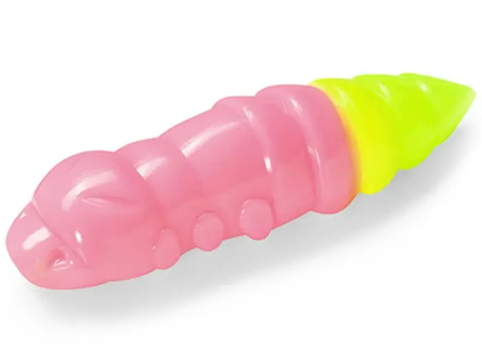FishUp Trout Series Pupa Cheese 3.8cm #133 Bubble Gum Hot Chartreuse 3.8cm #133 Bubble Gum Hot Chartreuse