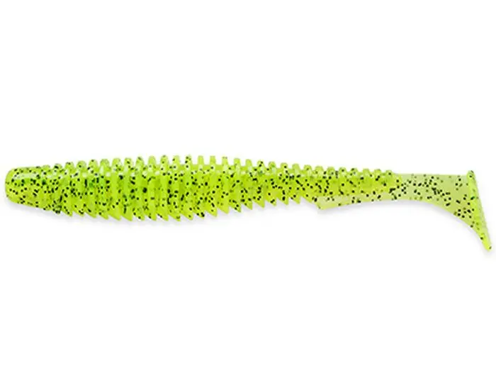 FishUp U-Shad 5cm #055 Chartreuse Black 5cm #055 Chartreuse Black