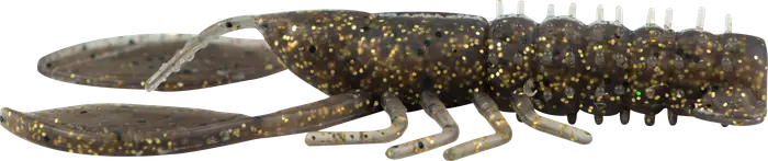 Fox Rage Creature Crayfish Floating 9cm 2.75in UV Golden Glitter 6pcs 47g.
