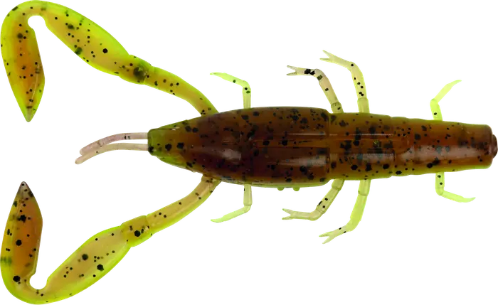 Fox Rage Critter 7cm 2.72in UV Green Pumpkin 50pcs 3g.