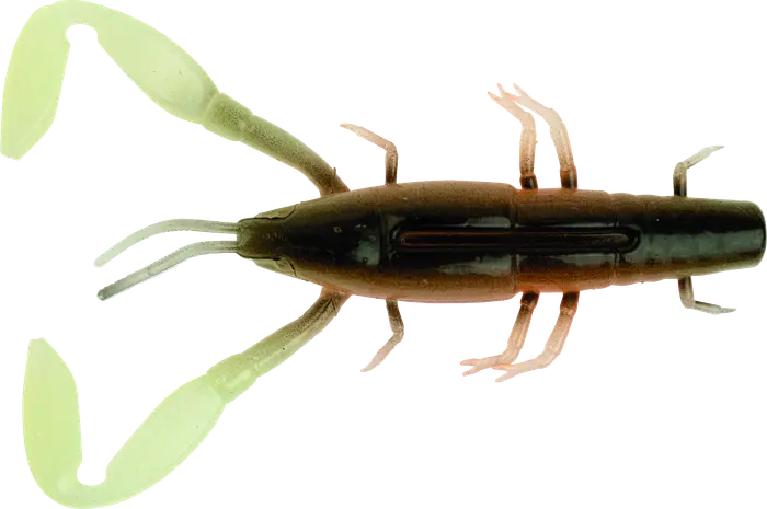 Fox Rage Critter 7cm 2.72in UV Hot Olive 50pcs 3g.