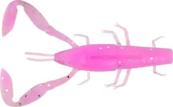 Fox Rage Critter 9cm 3.5in Ultra UV Pink Candy 40pcs 6g.