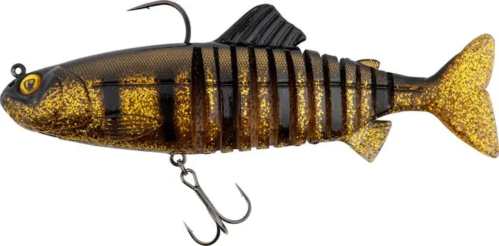Fox Rage Jointed Replicant 18cm 7in 80g UV Golden Perch 96g.
