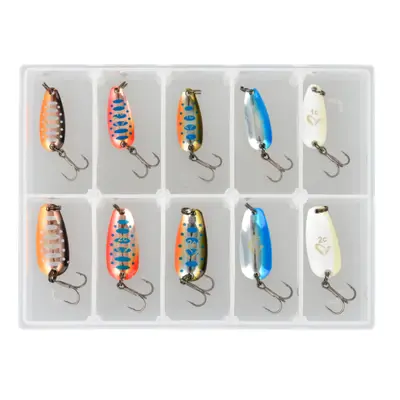 Lingurita Oscilanta Savage Gear NAILS MICRO SPOON KIT 1 1c AND 2 S 10PCS