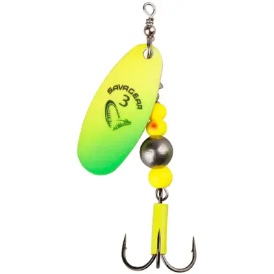 Lingurita Rotativa Savage Gear CAVIAR SPINNER 3 9.5G S FLUO Y/C