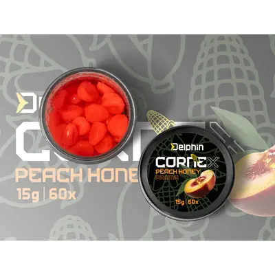 Momeală Artificială Delphin Cornex Pop Up / 60buc Miere – Piersică