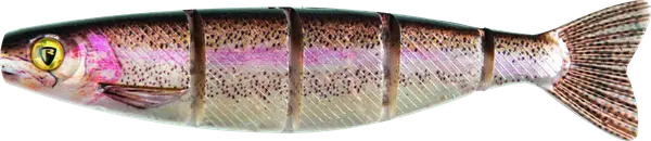 Fox Rage Pro Shad Jointed 18cm 7in Super Natural Rainbow Trout 15pcs 42g.