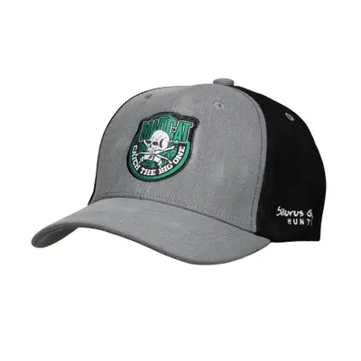 MADCAT SKULL BADGE CAP ONESIZE GREY MELANGE