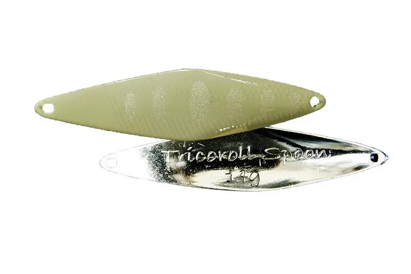 Lingurita Oscilanta Jackall Oscilanta Tricoroll 6,8cm/14g Pearl&glow