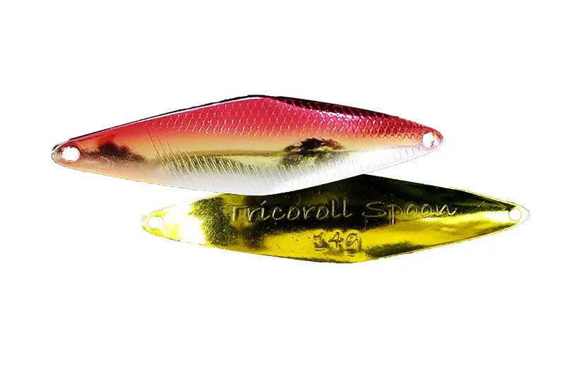Lingurita Oscilanta Jackall Oscilanta Tricoroll 6,8cm/14g Red&gold