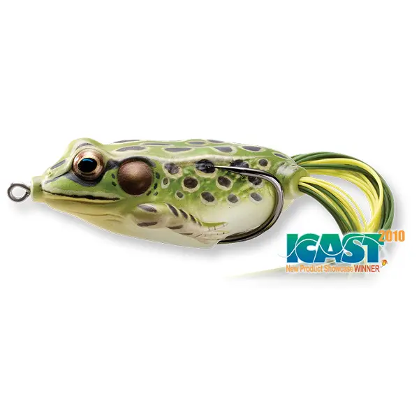 Live Target Hollow Body Frog Walking Bait 4,5cm/7g 500 Green/Yellow