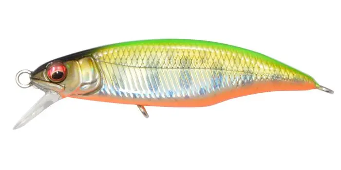 Megabass Great Hunting Gh45 Flatside F 45mm 1.7gr Lz Lime Back Ob