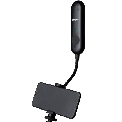 Deeper Range Extender + Phone Holder