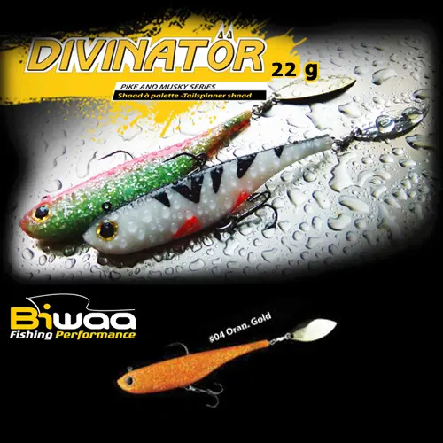 divinator-04-16573.jpg Biwaa Shad Divinator Junior 14cm 22gr 04 Orange Gold - imagine 1